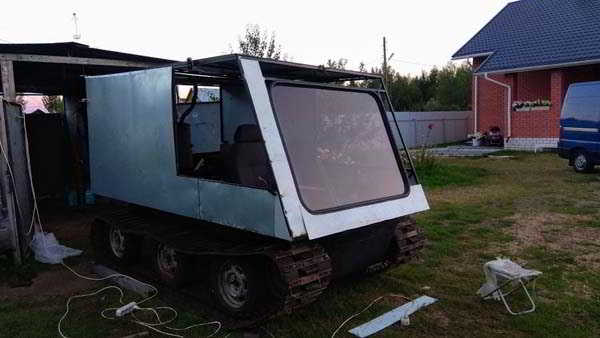 Самодельный гусеничный вездеход