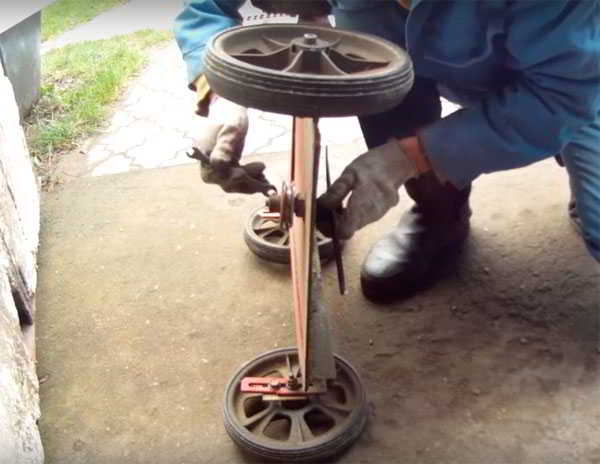 Газонокосилка из стиральной машины своими руками Газонокосилка из стиральной машины своими руками