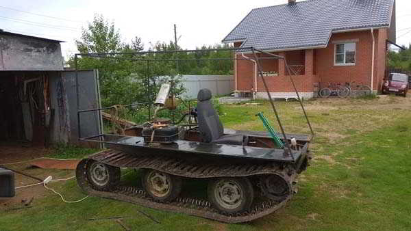 Самодельный гусеничный вездеход