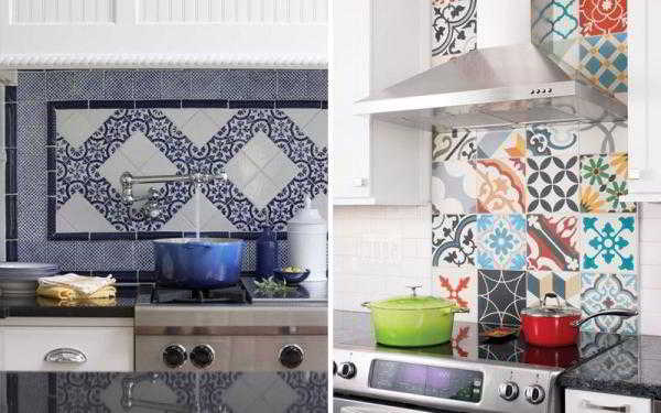 Как красиво выложить плитку на фартуке в кухне: варианты раскладки + 50 фото