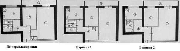 Виды перепланировки квартир, идеи, примеры