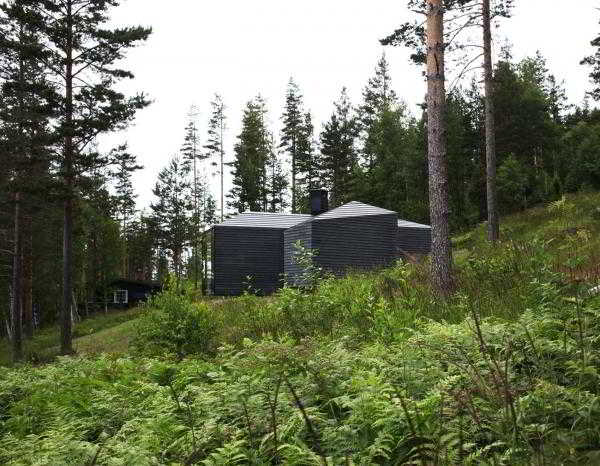 Очаровательный домик для отдыха на берегу озера Steinsfjorden, Норвегия
