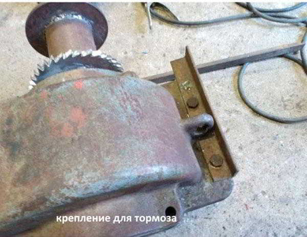 Лебёдка электрическая самодельная