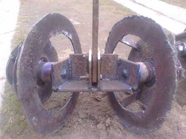 Самодельный окучник для трактора
