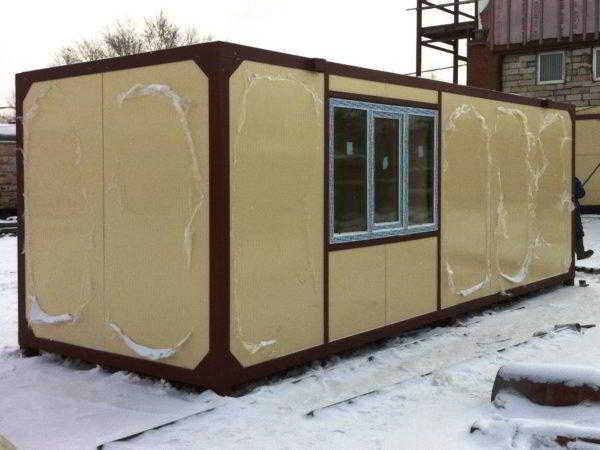 Дачные бытовки из двух комнат с туалетом и душем