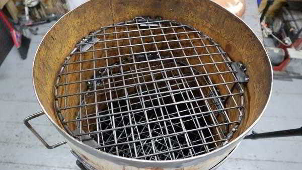 Коптильня из газового баллона
