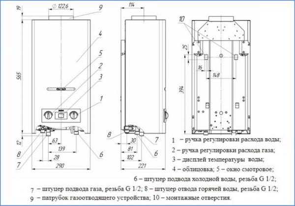 Правила установки газовой колонки в квартире