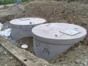 Схема канализации из бетонных колец — элементы и принцип устройства