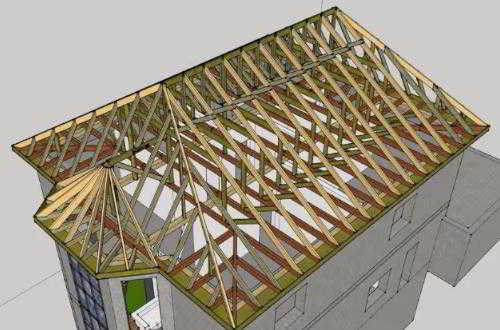 Шатровая крыша: устройство и технология монтажа своими руками