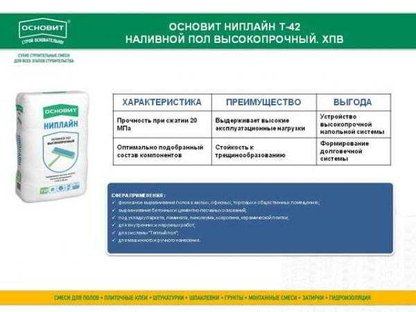 Наливные полы &laquo;Основит&raquo;: качество и доступность