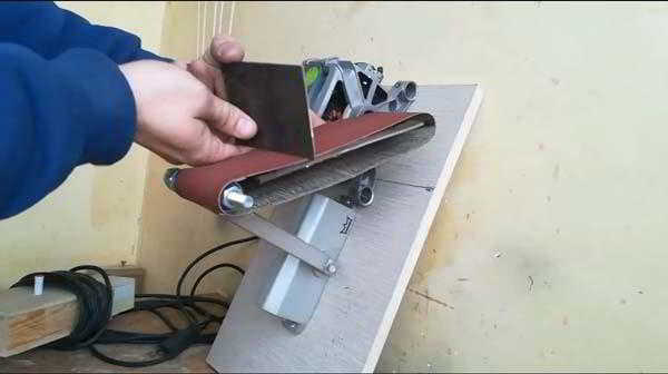 Самодельный ленточный шлифовальный станок