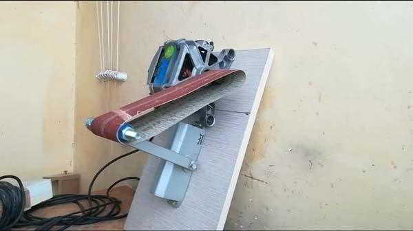 Самодельный ленточный шлифовальный станок