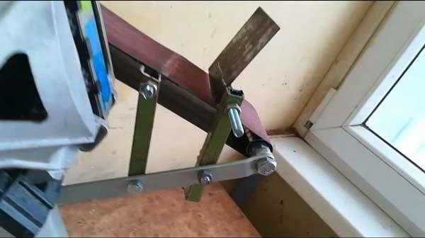 Самодельный ленточный шлифовальный станок