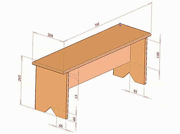 Как сделать деревянную скамейку