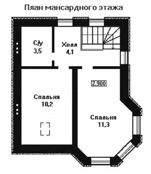 Проект дома из сибита