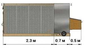 Передвижной курятник на колесах — чертежи и схемы