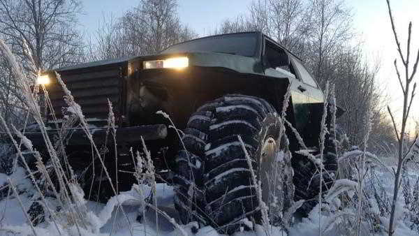 Самодельный вездеход из ВАЗ-2108