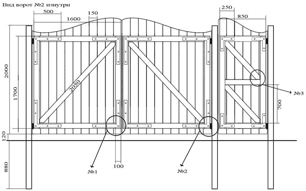 Как построить деревянные ворота самостоятельно