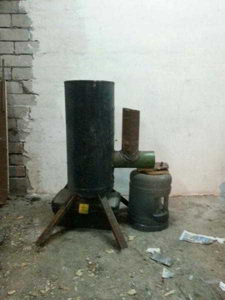 Ракетная печь для гаража