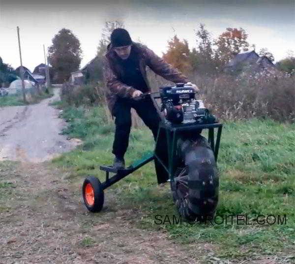 Самодельный вездеход из мотоблока