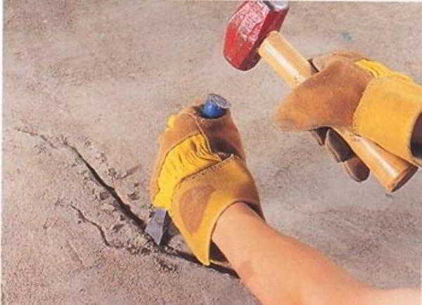 Трещины в бетонном полу — как и чем заделать?
