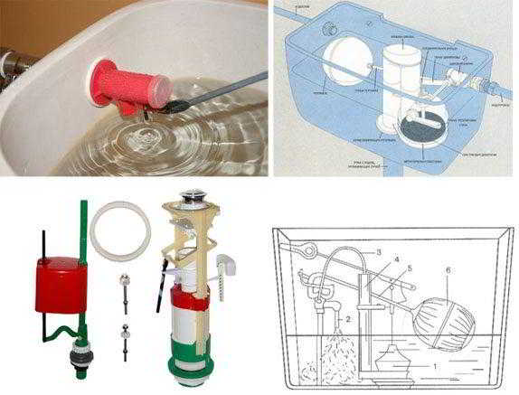 Клапан для сливного бачка – разновидности и способы ремонта