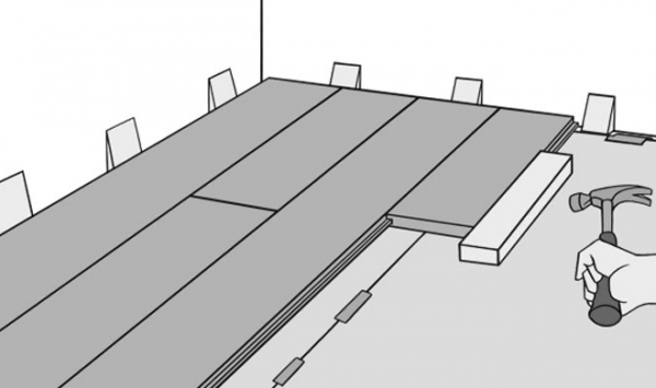 Как положить ламинат на неровный деревянный пол: особенности монтажа
