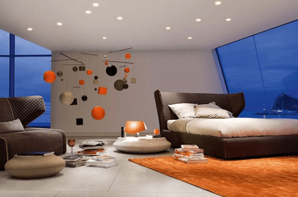 Интерьер помещения в стиле авангард: цветовая гамма и обстановка