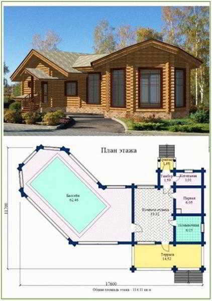 
			Баня с теплым бассейном		