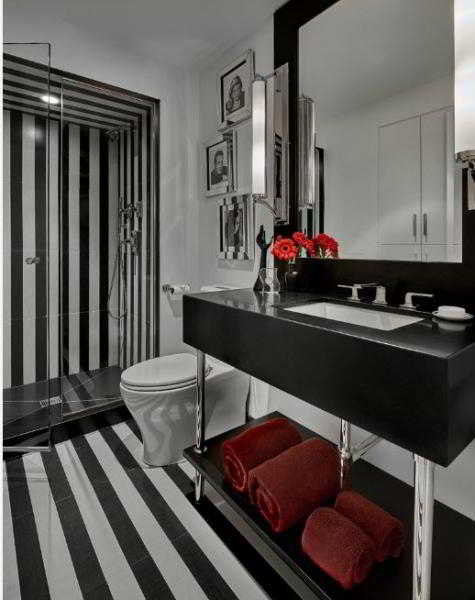 	Черно-белая ванная комната: тонкости дизайна				