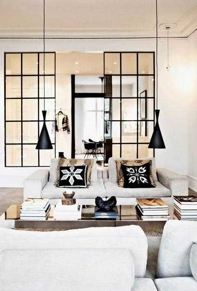 	Черно-белый цвет в интерьере: элегантный контраст в фото-галерее актуального дизайна разных комнат				