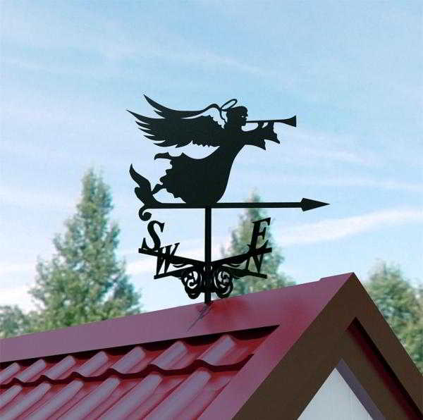 	Флюгер на крышу: многообразие интересных декоративных элементов для внешнего украшения дома				