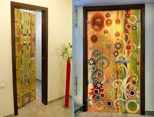 Интересная и простая идея чтобы сделать дверь красивой и оригинальной