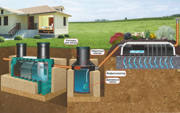 Как сделать канализации в загородном доме: простой и бюджетный способ