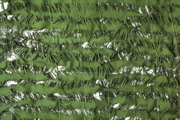 Камуфляжная сетка – защитная сетка для забора в виде живой изгороди