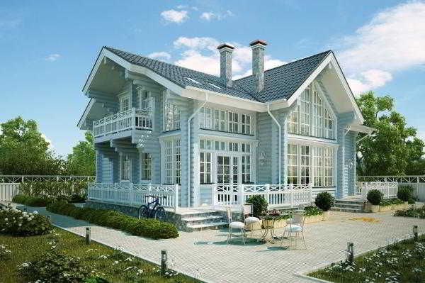 	Красивые деревянные дома: роскошные экстерьеры на фото				