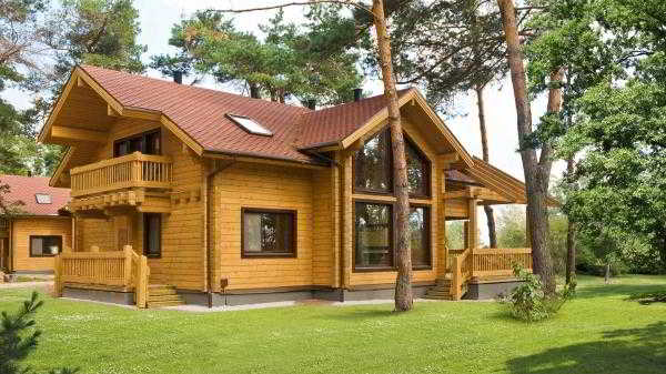 	Красивые деревянные дома: роскошные экстерьеры на фото				