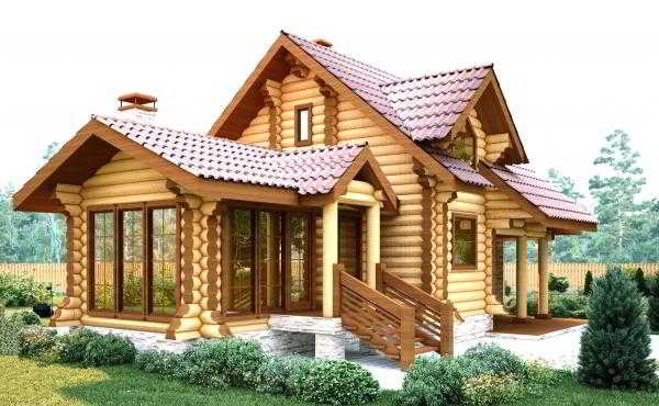 	Красивые деревянные дома: роскошные экстерьеры на фото				