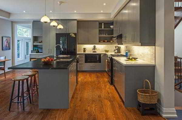 	Кухня в серых тонах – актуальный и практичный дизайн				