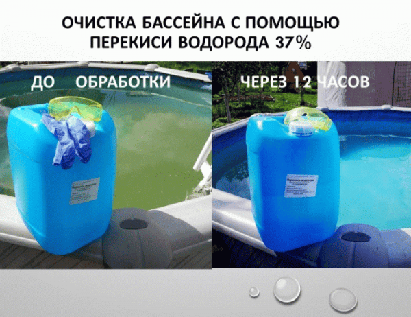 
			Перекись водорода для бассейна		