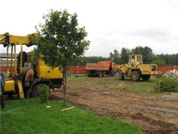 Подготовка земельного участка под строительство каркасного дома