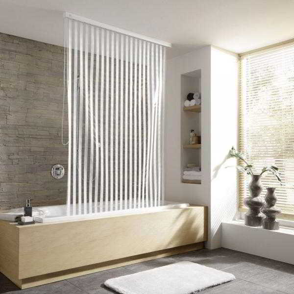 	Шторы для ванной комнаты — стильные занавески разных видов для практичного и красивого обустройства				
