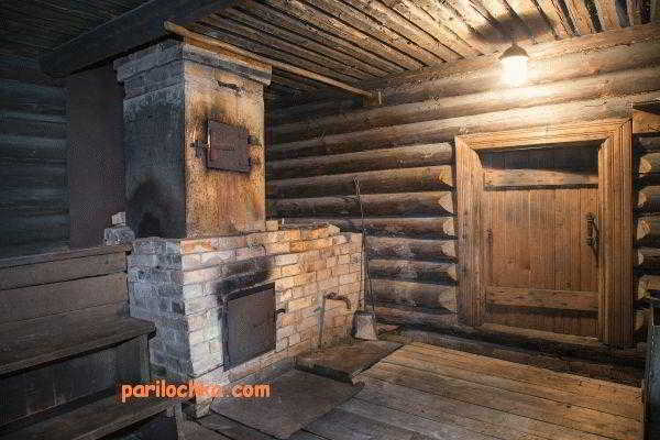 
			Стеклянная дверь в парную		