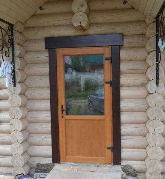 
			Установка банной двери		