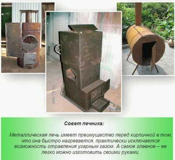 
			Устройство банной печи		