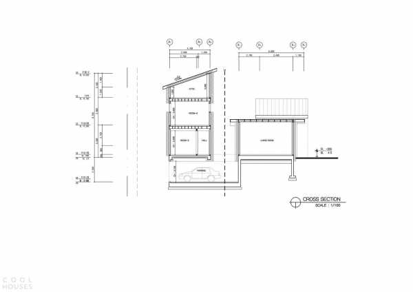 Семейный дом с использованием технологии CLT, Южная Корея