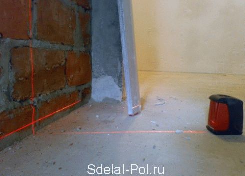 
			Бетонная стяжка пола		