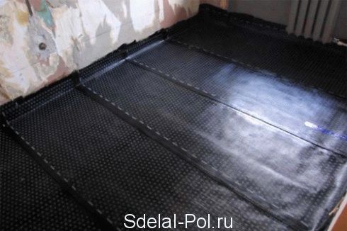 
			Бетонная стяжка пола		