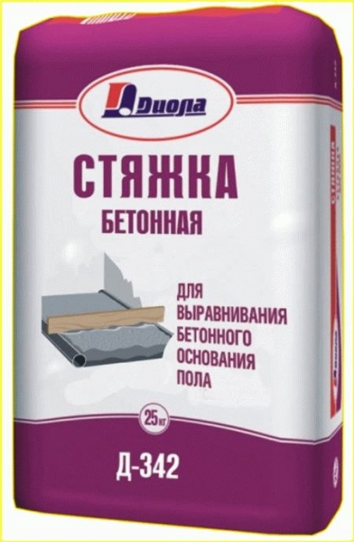 
			Бетонная стяжка пола		