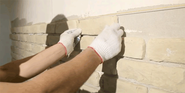 Как укладывать искусственный камень